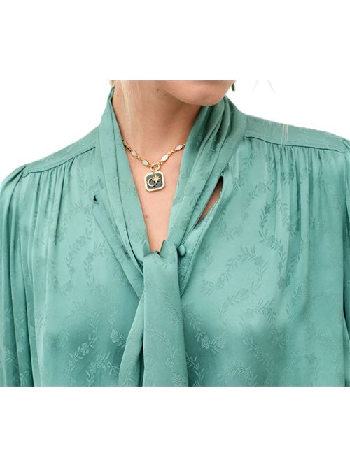 Evanora topfloral trail jacquard sagegreen Rixo | 030.06348.426.08907FLORAL TRAIL JAQUARD